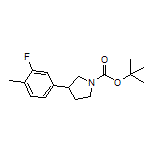 1-Boc-3-(3-fluoro-4-methylphenyl)pyrrolidine