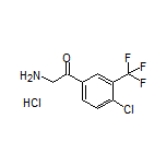 2-Amino-1-[4-chloro-3-(trifluoromethyl)phenyl]ethanone Hydrochloride