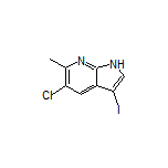 5-Chloro-3-iodo-6-methyl-7-azaindole