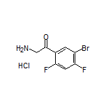 2-Amino-1-(5-bromo-2,4-difluorophenyl)ethanone Hydrochloride