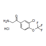 2-Amino-1-[3-chloro-4-(trifluoromethoxy)phenyl]ethanone Hydrochloride