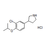 3-(3-Chloro-4-isopropoxyphenyl)pyrrolidine Hydrochloride