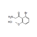 2-Amino-1-(2-bromo-6-methoxyphenyl)ethanone Hydrochloride