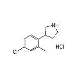 3-(4-Chloro-2-methylphenyl)pyrrolidine Hydrochloride