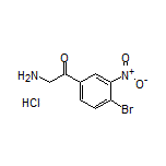 2-Amino-1-(4-bromo-3-nitrophenyl)ethanone Hydrochloride