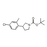 1-Boc-3-(4-chloro-2-methylphenyl)pyrrolidine