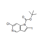 1-Boc-6-chloro-2-iodo-5-azaindole