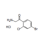 2-Amino-1-(4-bromo-2-chlorophenyl)ethanone Hydrochloride