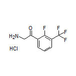 2-Amino-1-[2-fluoro-3-(trifluoromethyl)phenyl]ethanone Hydrochloride