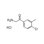 2-Amino-1-(4-chloro-3-methylphenyl)ethanone Hydrochloride