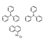 trans-Naphthalen-1-ylbis(triphenylphosphoranyl)nickel(IV) Chloride