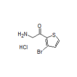 2-Amino-1-(3-bromothiophen-2-yl)ethanone Hydrochloride