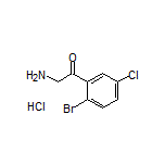 2-Amino-1-(2-bromo-5-chlorophenyl)ethanone Hydrochloride