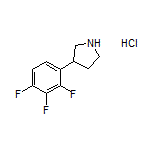 3-(2,3,4-Trifluorophenyl)pyrrolidine Hydrochloride