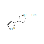 3-(Pyrrolidin-3-yl)-1H-pyrazole Hydrochloride