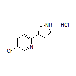 5-Chloro-2-(pyrrolidin-3-yl)pyridine Hydrochloride