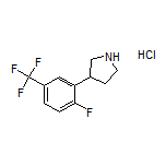 3-[2-Fluoro-5-(trifluoromethyl)phenyl]pyrrolidine Hydrochloride