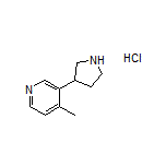 4-Methyl-3-(pyrrolidin-3-yl)pyridine Hydrochloride