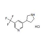 3-(3-Pyrrolidinyl)-5-(trifluoromethyl)pyridine Hydrochloride