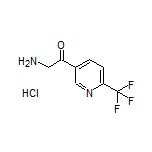 2-Amino-1-[6-(trifluoromethyl)pyridin-3-yl]ethanone Hydrochloride