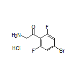 2-Amino-1-(4-bromo-2,6-difluorophenyl)ethanone Hydrochloride