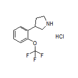 3-[2-(Trifluoromethoxy)phenyl]pyrrolidine Hydrochloride