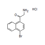 2-Amino-1-(4-bromonaphthalen-1-yl)ethanone Hydrochloride