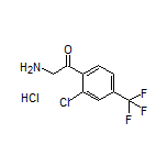 2-Amino-1-[2-chloro-4-(trifluoromethyl)phenyl]ethanone Hydrochloride