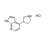 4-(3-Pyrrolidinyl)-1H-pyrrolo[2,3-b]pyridine Hydrochloride