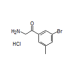 2-Amino-1-(3-bromo-5-methylphenyl)ethanone Hydrochloride