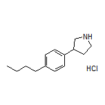 3-(4-Butylphenyl)pyrrolidine Hydrochloride