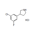 3-(3-Chloro-5-fluorophenyl)pyrrolidine Hydrochloride