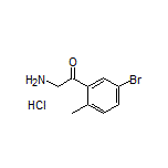 2-Amino-1-(5-bromo-2-methylphenyl)ethanone Hydrochloride