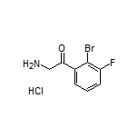 2-Amino-1-(2-bromo-3-fluorophenyl)ethanone Hydrochloride