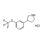 3-[3-(Trifluoromethoxy)phenyl]pyrrolidine Hydrochloride