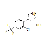 3-[2-Chloro-4-(trifluoromethyl)phenyl]pyrrolidine Hydrochloride