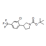 1-Boc-3-[2-chloro-4-(trifluoromethyl)phenyl]pyrrolidine