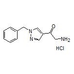 2-Amino-1-(1-benzyl-4-pyrazolyl)ethanone Hydrochloride