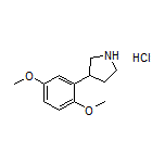 3-(2,5-Dimethoxyphenyl)pyrrolidine Hydrochloride