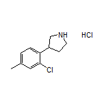 3-(2-Chloro-4-methylphenyl)pyrrolidine Hydrochloride