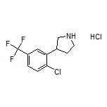 3-[2-Chloro-5-(trifluoromethyl)phenyl]pyrrolidine Hydrochloride