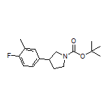 1-Boc-3-(4-fluoro-3-methylphenyl)pyrrolidine