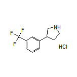 3-[3-(Trifluoromethyl)phenyl]pyrrolidine Hydrochloride