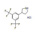 3-[3,5-Bis(trifluoromethyl)phenyl]pyrrolidine Hydrochloride