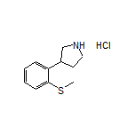 3-[2-(Methylthio)phenyl]pyrrolidine Hydrochloride