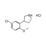 3-(5-Chloro-2-methoxyphenyl)pyrrolidine Hydrochloride