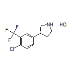 3-[4-Chloro-3-(trifluoromethyl)phenyl]pyrrolidine Hydrochloride