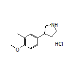 3-(4-Methoxy-3-methylphenyl)pyrrolidine Hydrochloride