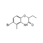 6-Bromo-2-ethyl-5-methyl-2H-benzo[b][1,4]oxazin-3(4H)-one