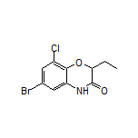 6-Bromo-8-chloro-2-ethyl-2H-benzo[b][1,4]oxazin-3(4H)-one